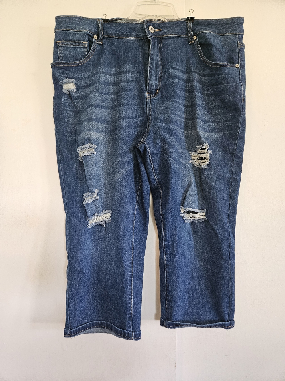 Stretchy Capris 2xl, Jean Capris